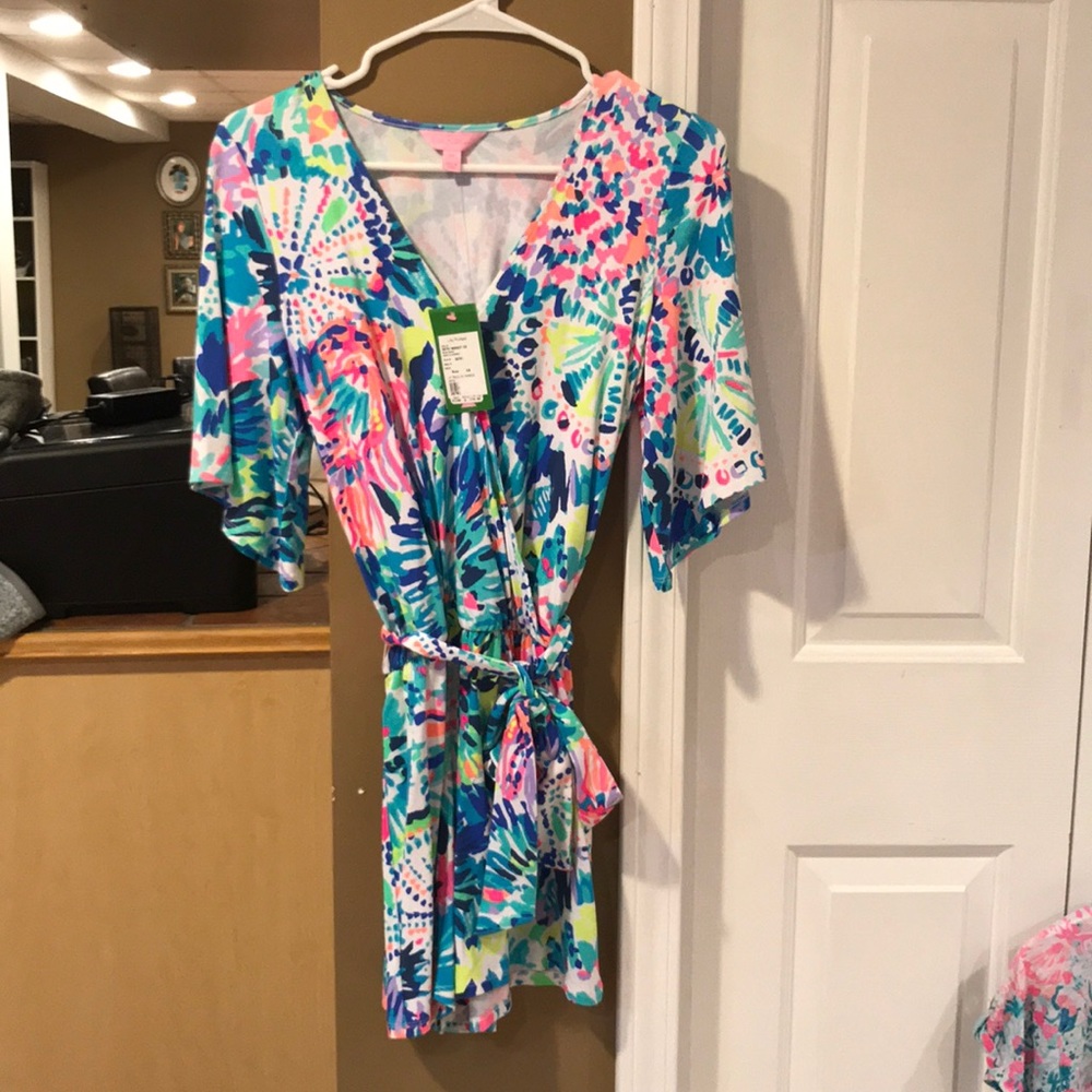 Lilly Pulitzer wrap romper